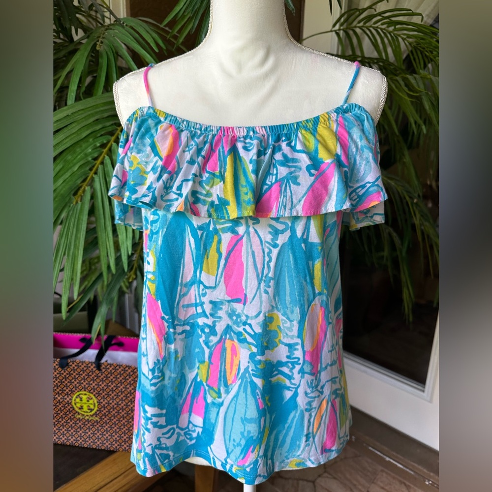Lilly Pulitzer Off Shoulder Top with Strap